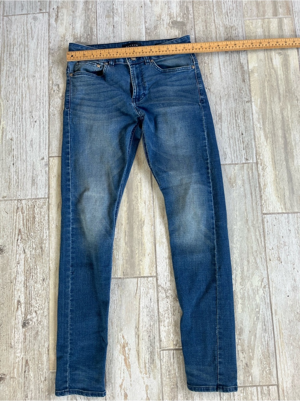 PacSun Men's Dark Blue Skinny Jeans